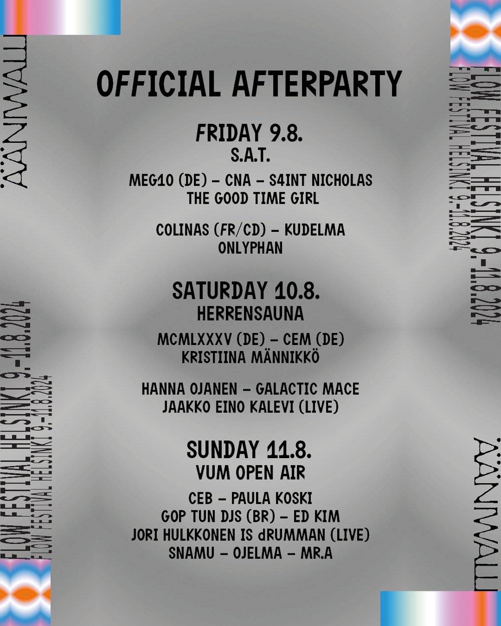 Flow Festival 2024 Official Afterparty