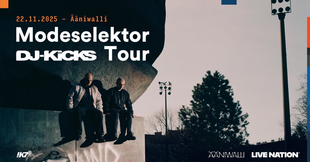 Modeselektor – DJ Kicks Tour (DE)