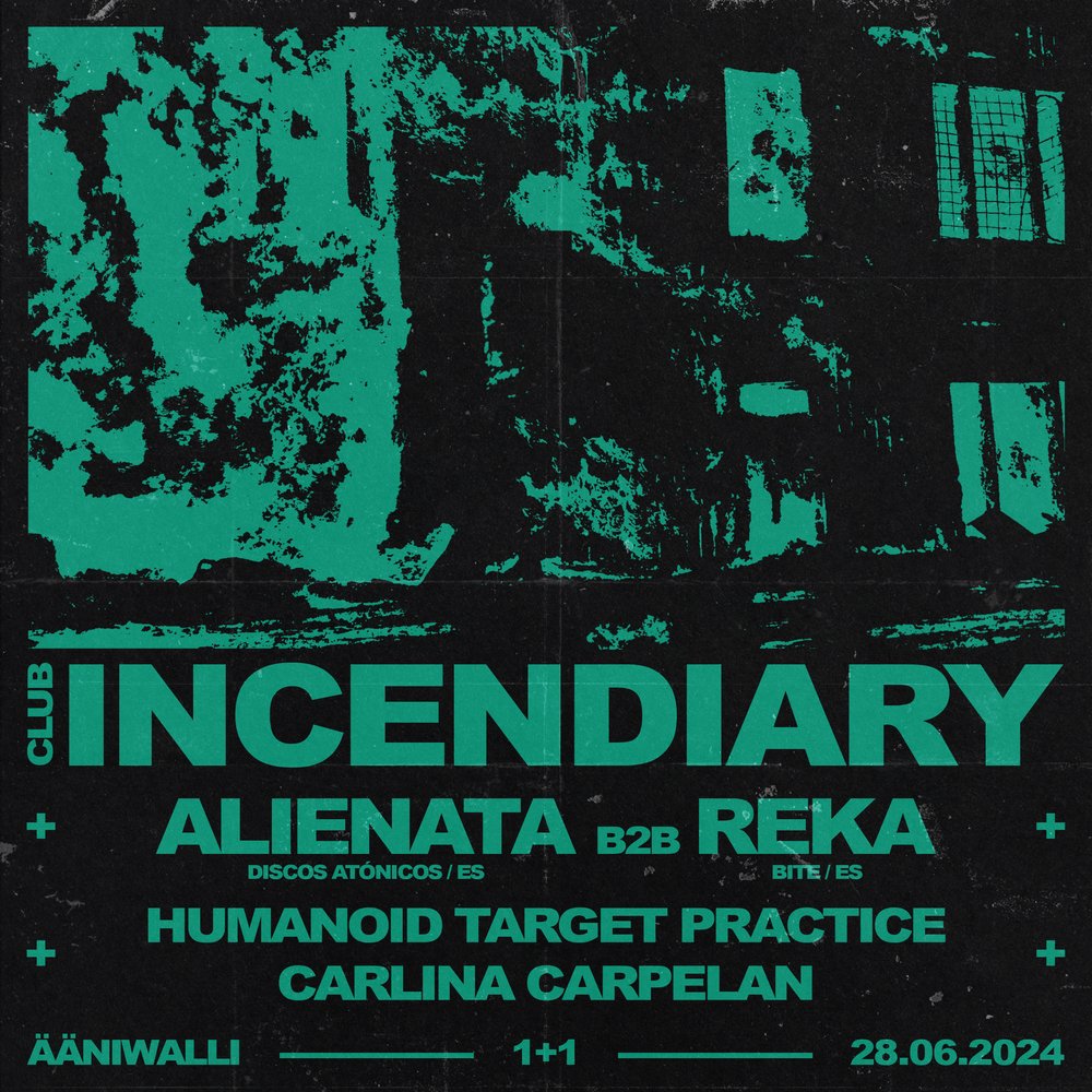 Club Incendiary: Alienata (DE) & Reka (ES)