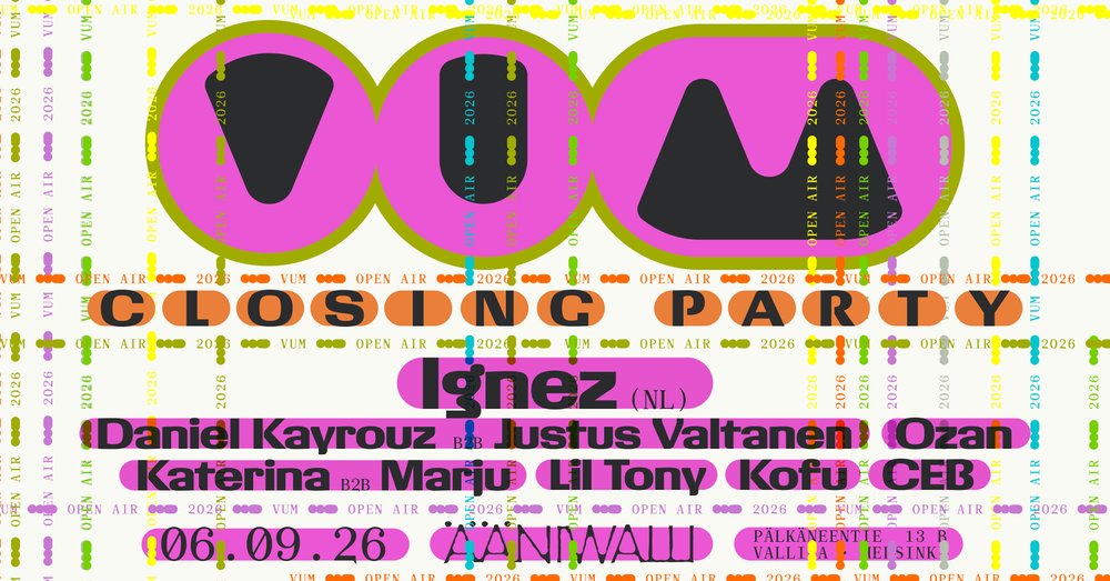 VUM Open Air 2026 Closing Party