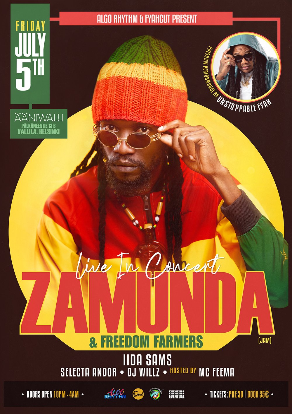 Zamunda (JAM) & Freedom Farmers + Unstoppable Fyah (JAM)