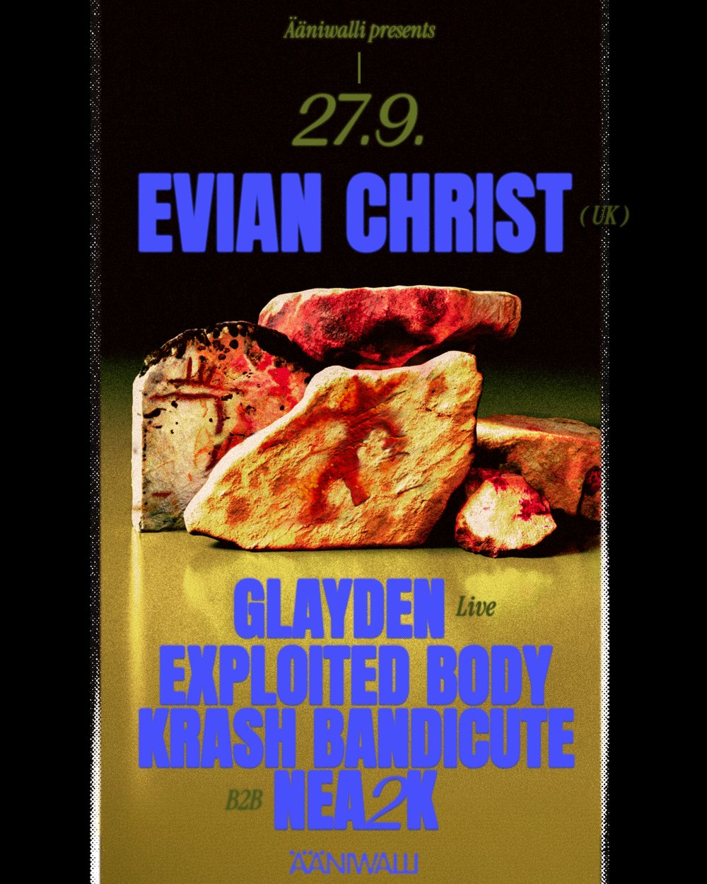 Ääniwalli presents: EVIAN CHRIST (UK)