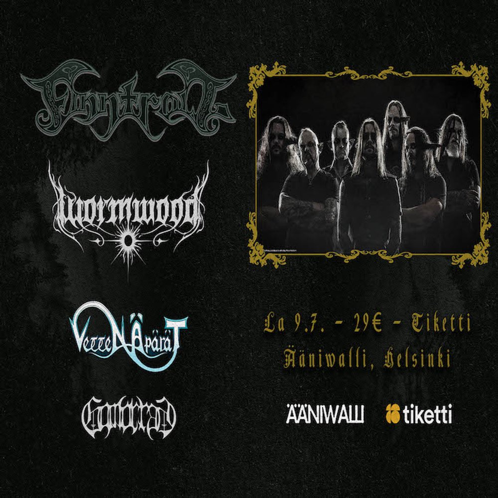 FINNTROLL, WORMWOOD (SWE), VETTEN ÄPÄRÄT & GOMORRAN