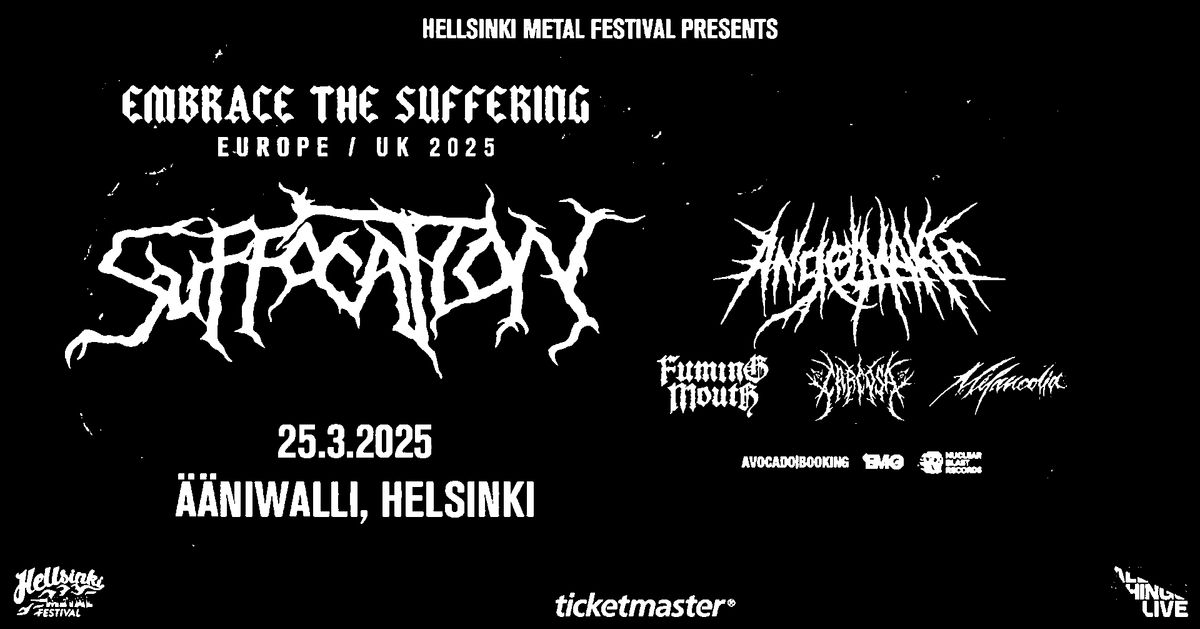 Suffocation (US) - Embrace The Suffering EU/UK Tour 2025