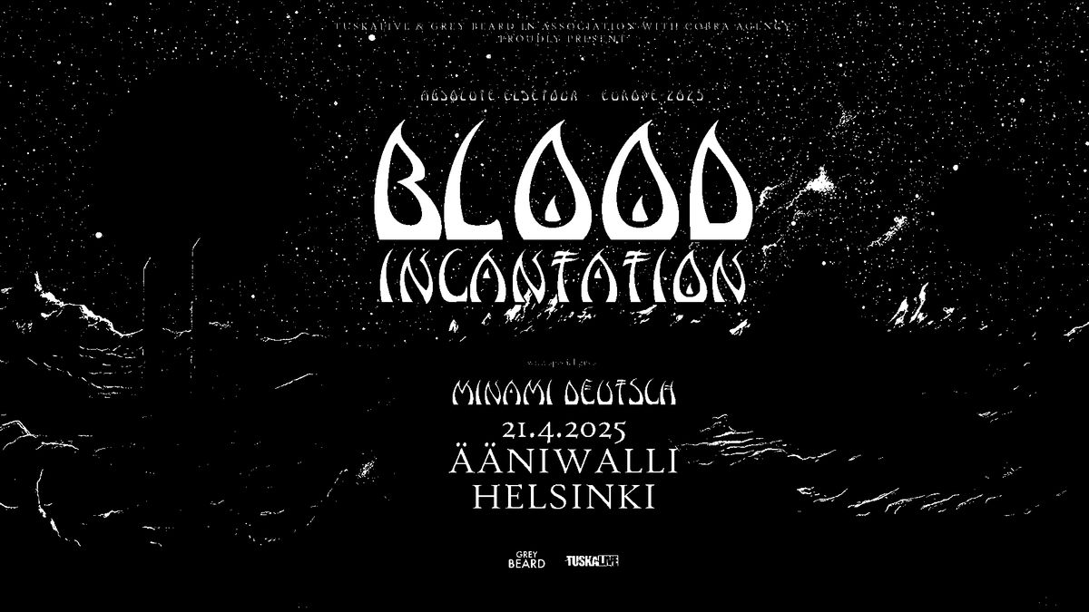 BLOOD INCANTATION (US), SPECIAL GUESTS: MINAMI DEUTSCH