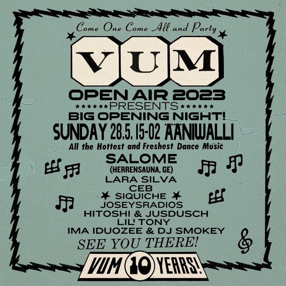 VUM OPEN AIR 2023 OPENING PARTY